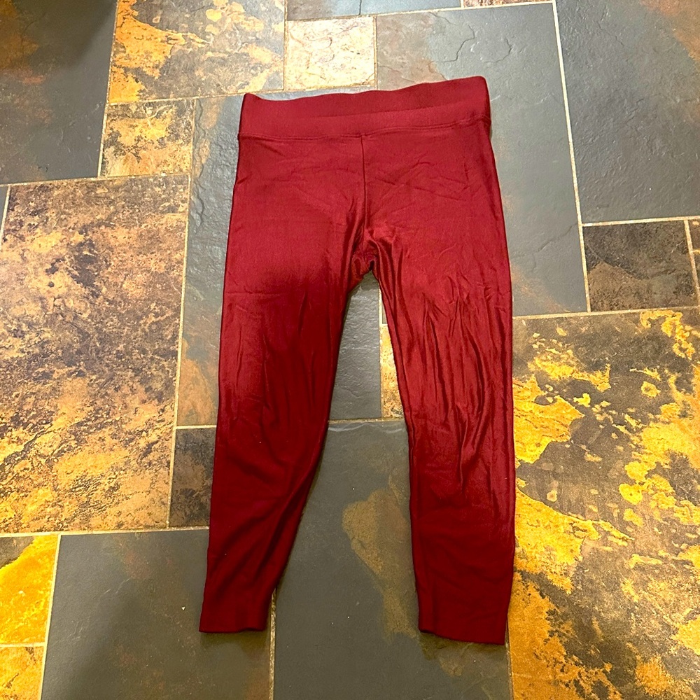 Lou & Grey women’s Leggings in Rich Burgundy large